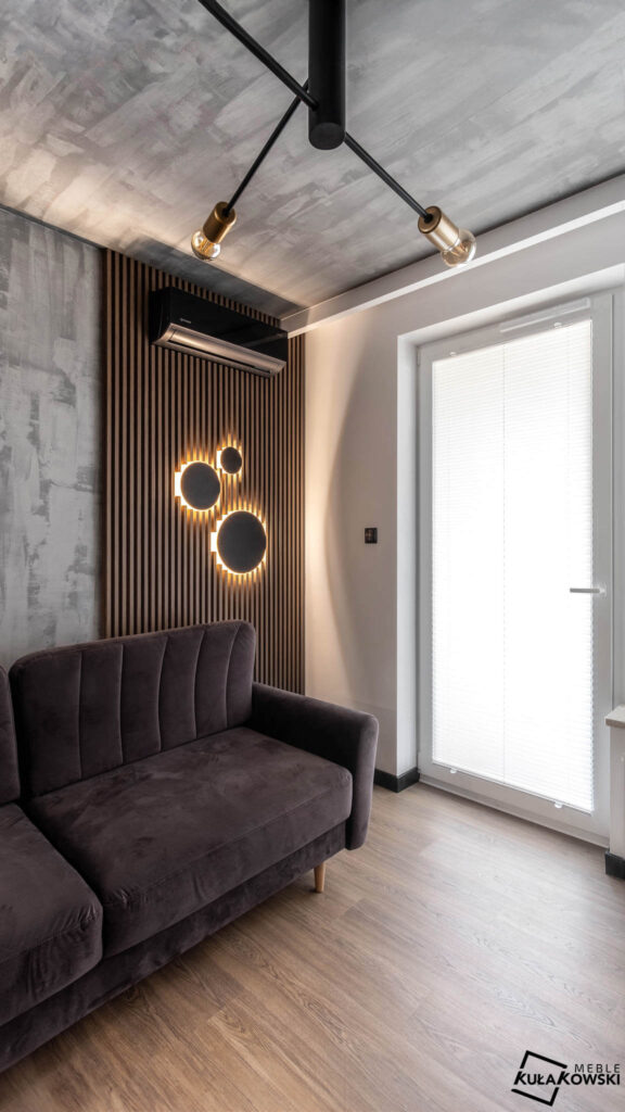 Salon nowoczesny lampy ścienne