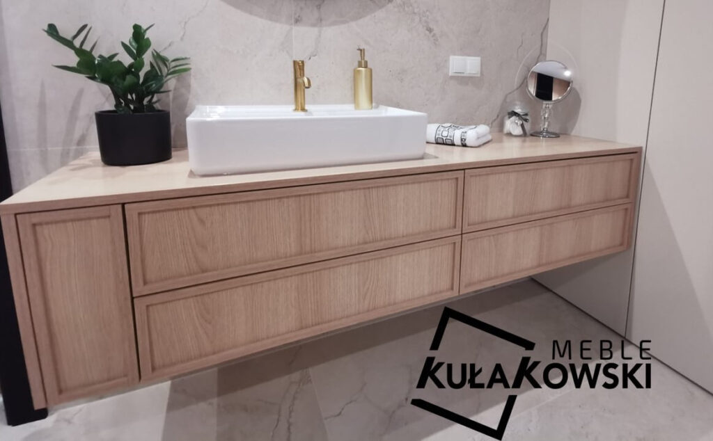 Szafka łazienkowa umywalkowa nablatowa